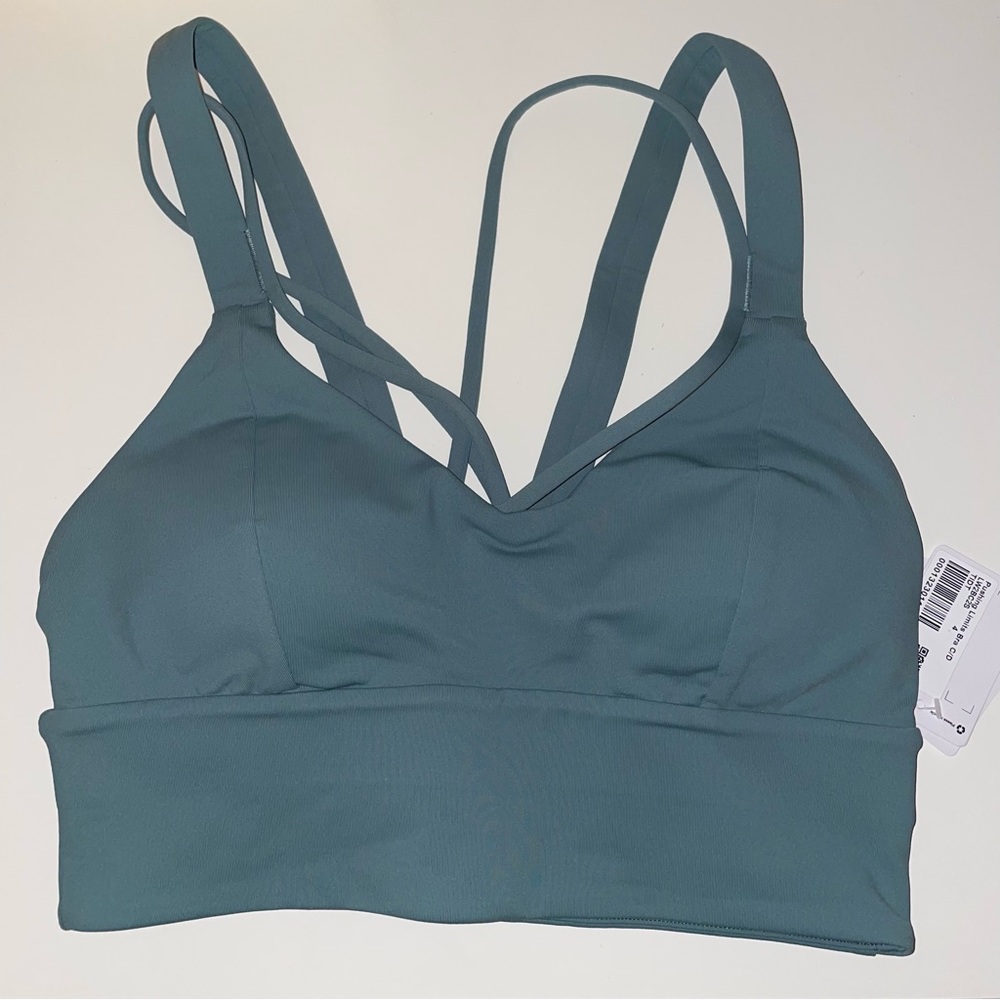 ✨NWT Lululemon Pushing Limits Bra C/D – Tidewater Teal – Size 4